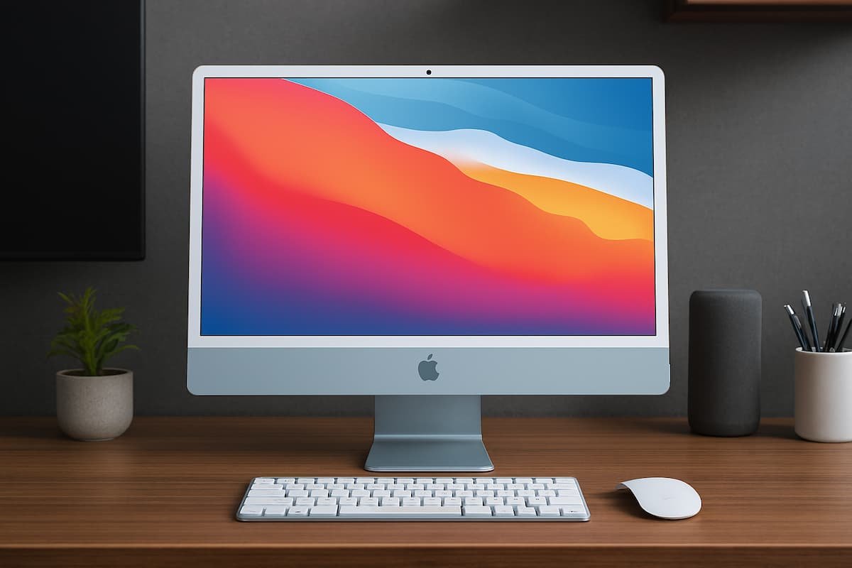 imac 2025 escritorio tecnologico