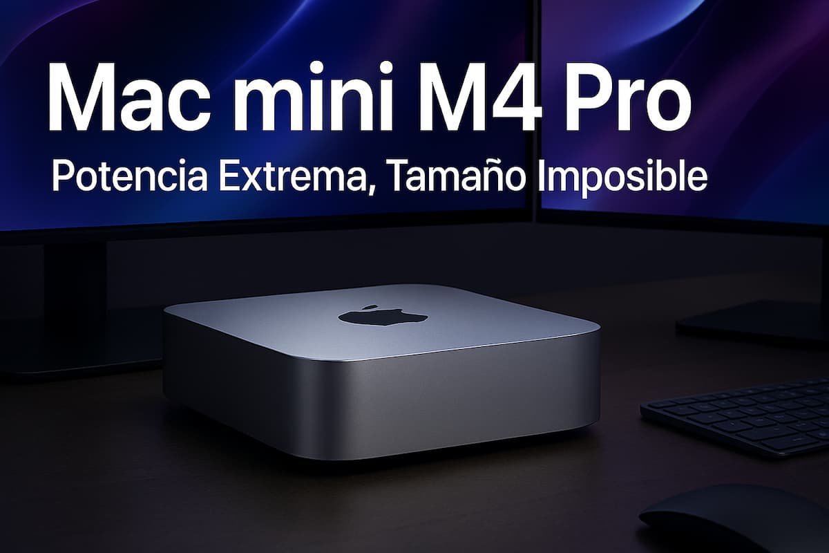 mac mini m4pro estudio portatil render 8k