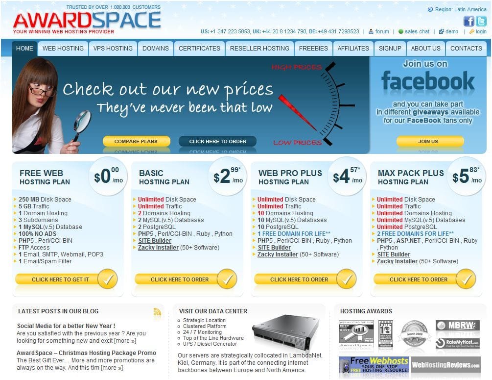 Hosting Gratis Awardspace.com