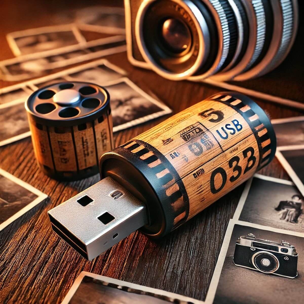 Lee más sobre el artículo Memoria flash en forma de rollos para guardar tus fotos