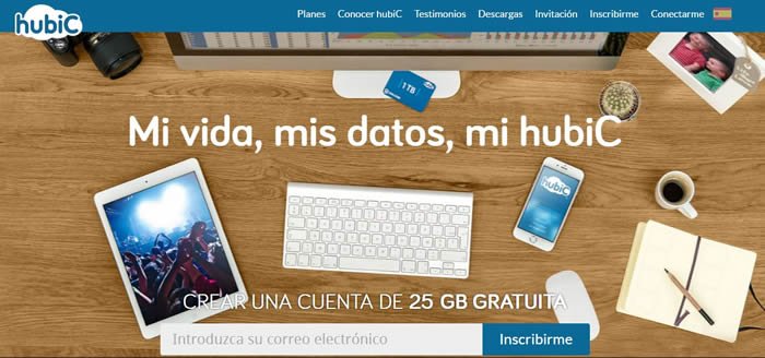 hubiC 25 GB de almacenamiento en la nube