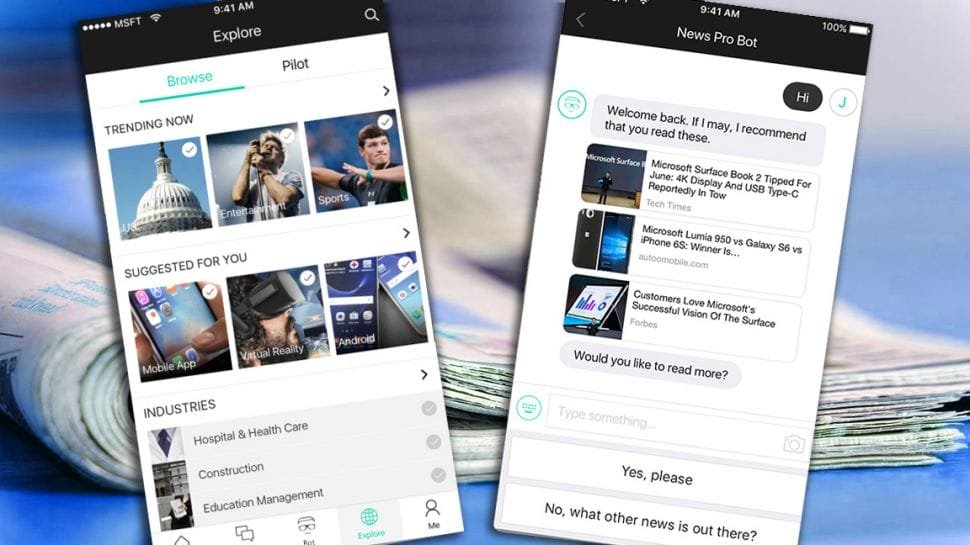 News Pro, el nuevo bot de noticias de Microsoft