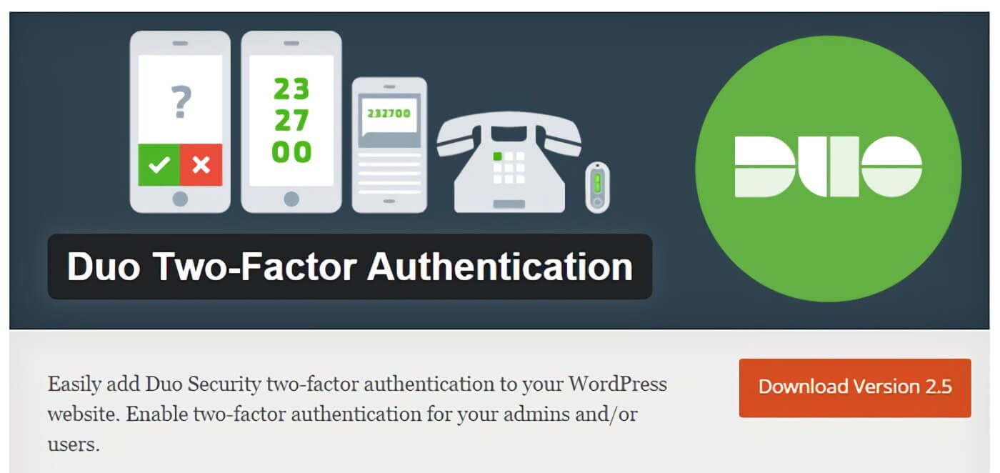 Lee más sobre el artículo Duo Two Factor Authentication, añade seguridad a WordPress