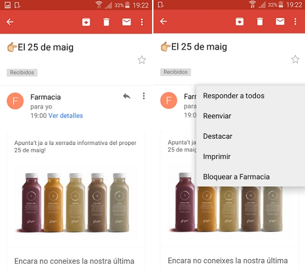 Bloquear correos indeseados en Gmail