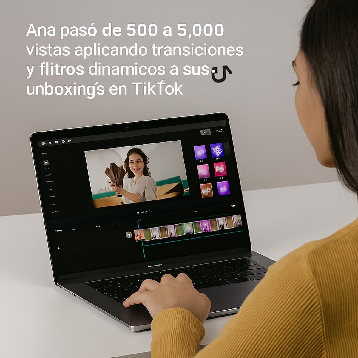 caso exito ana unboxing tiktok capcut