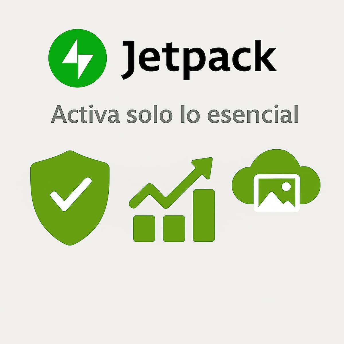 jetpack configuracion recomendada rendimiento seguridad