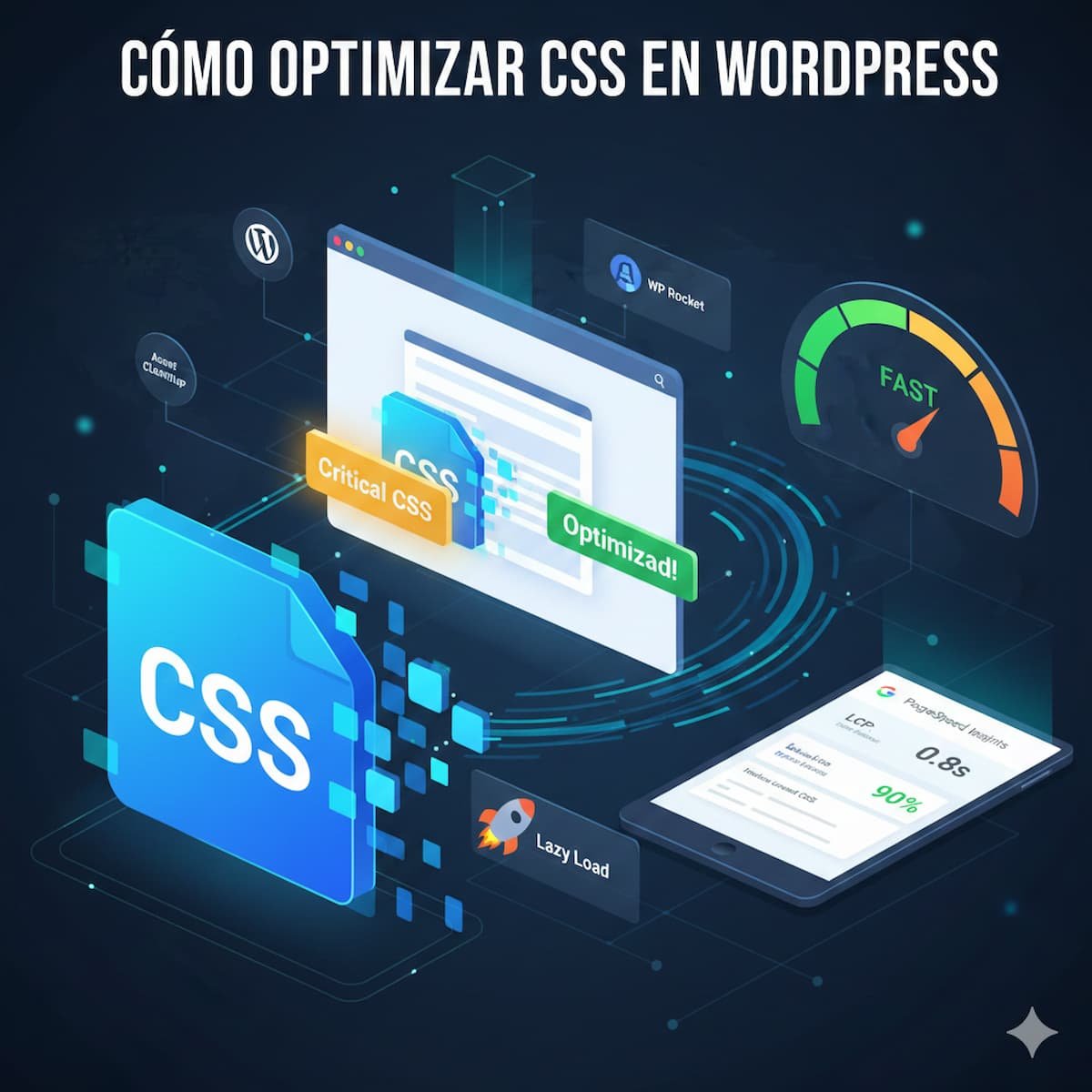 Optimizar carga CSS en WordPress Guia completa para mejorar el LCP