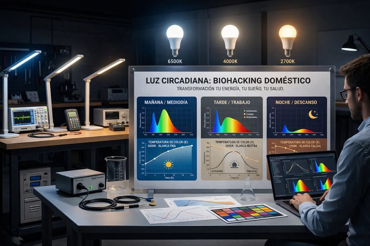 biohacking luminico nocturno ritmo circadiano