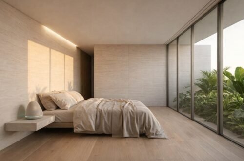 El Radar Eclixxo mostrando una atmósfera retro-futurista de lujo cinematográfico. Paneles de cromo pulido y cepillado reflejan intensos tubos de neón azul profundo y matrices LED cian, creando un rico patrón de líneas de luz líquida. Un elemento translúcido integrado muestra circuitos y una tenue interfaz 'glitch'. Fondo desenfocado con un horizonte urbano futurista y grano fotográfico granulado de ciencia ficción de finales de los 90