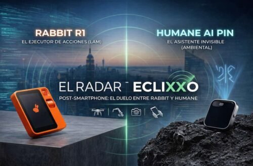El Radar Eclixxo comparando el Rabbit R1 naranja y el Humane AI Pin