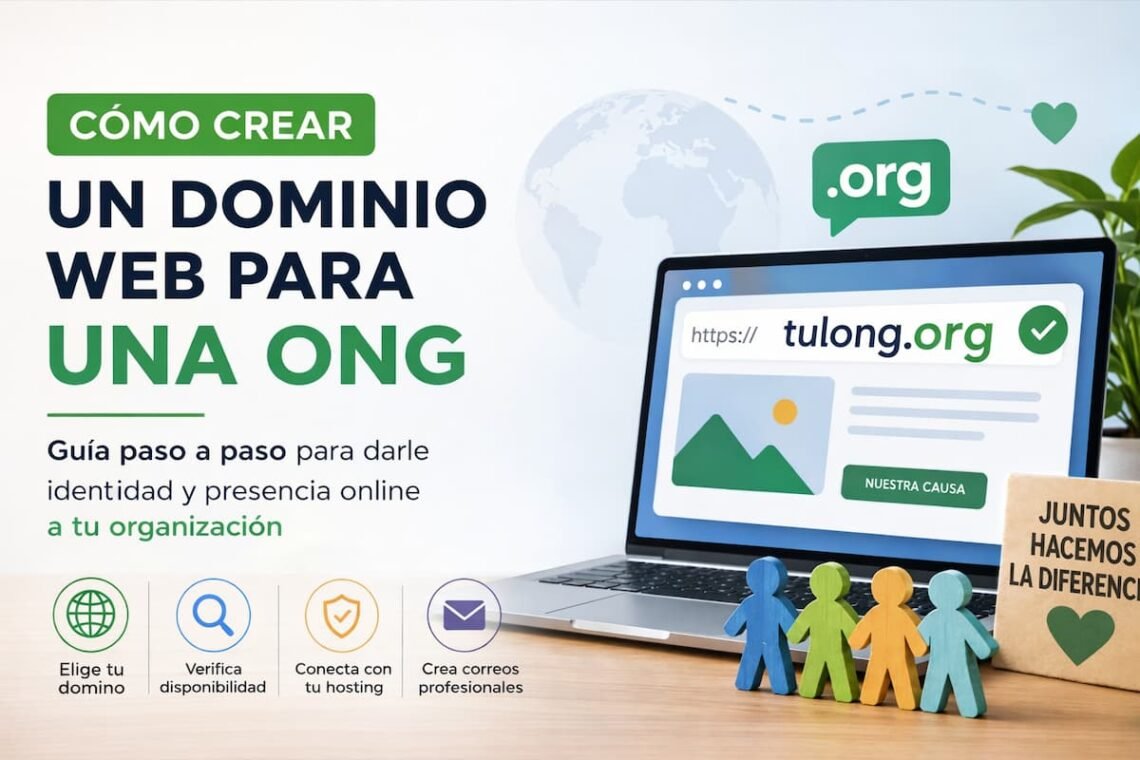 crear un dominio web para una ONG