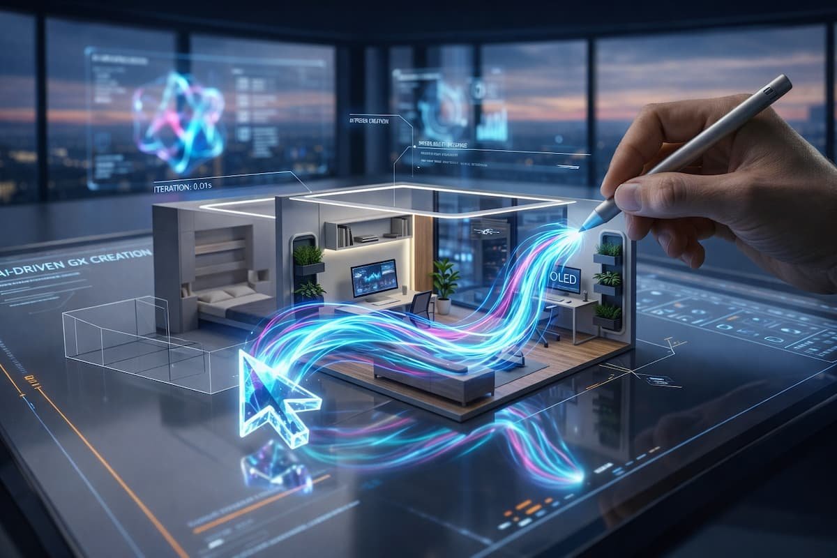 eclixxo radar ai insights ia creativa cursor raton pincel luz realidad hiperrealista on demand